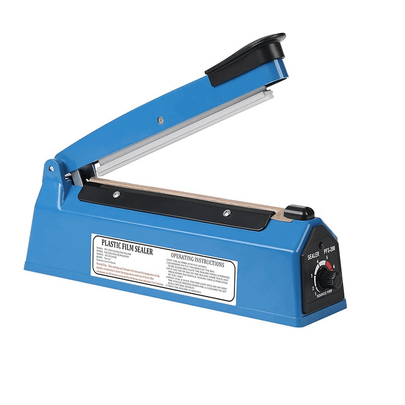 Impulse Sealer Machine | 8 Size | Plastic Body | Three Flowers TF-200P