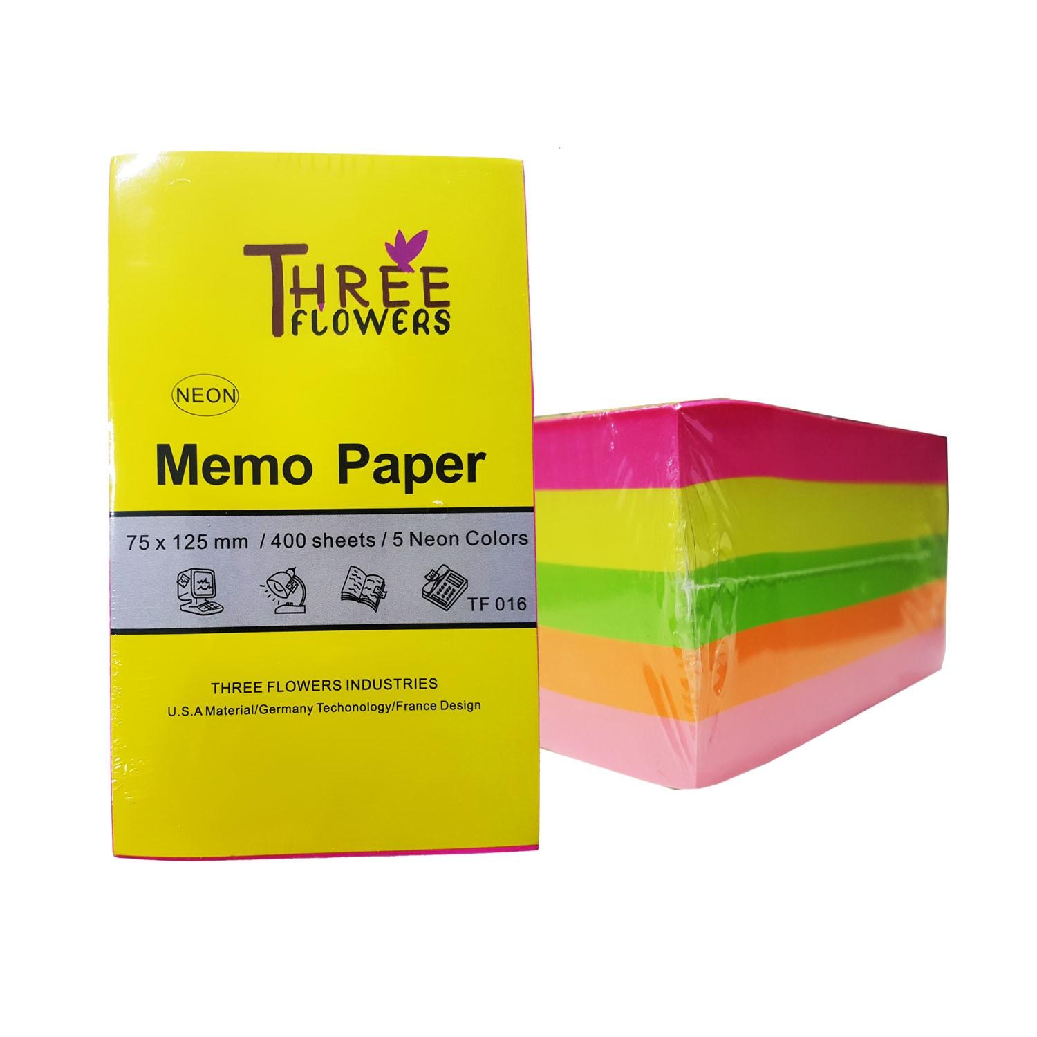 Post it Pad | Sticky Notes | Cube  400 Sheets - Vibrant 5-Color - Design for Stylish Organization and Effortless Flagging TF-016